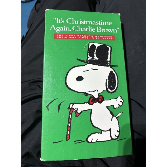 Other - It's Christmas Time Again Charlie Brown VHS Tape Snoopy Peanuts Vintage